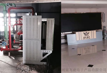 新疆阿克苏拜城滴水铜矿2台400KW电磁热水锅炉取暖