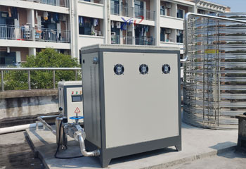 安徽合肥一六八中学热水供应180KW商用电磁热水锅炉项目