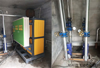 三门峡灵宝矿区采暖100KW电磁锅炉