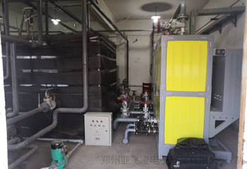 甘肃省庆阳市某采油一厂2台200KW电磁热水锅炉取暖